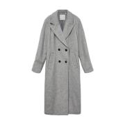 Elegante dubbelrij lange jas Vero Moda , Gray , Dames