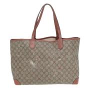 Pre-owned Canvas gucci-bags Gucci Vintage , Brown , Dames