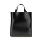 Luxe Leren Musea Tas Marni , Black , Dames