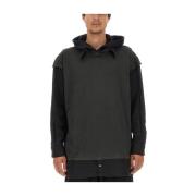 Katoenen Jersey Hoodie MM6 Maison Margiela , Black , Heren