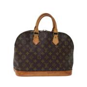 Pre-owned Canvas handbags Louis Vuitton Vintage , Brown , Dames