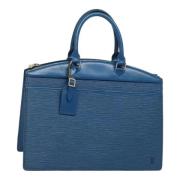 Pre-owned Leather louis-vuitton-bags Louis Vuitton Vintage , Blue , Da...