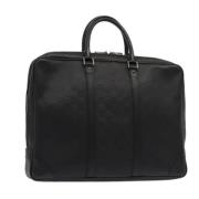 Pre-owned Leather louis-vuitton-bags Louis Vuitton Vintage , Black , D...