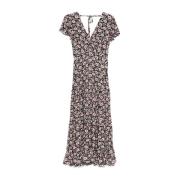 Bloemenprint Maxi Jurk Rixo , Multicolor , Dames