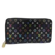 Pre-owned Canvas wallets Louis Vuitton Vintage , Black , Dames