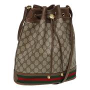 Pre-owned Leather gucci-bags Gucci Vintage , Brown , Dames