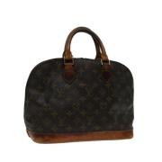 Pre-owned Canvas handbags Louis Vuitton Vintage , Brown , Dames