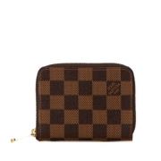 Pre-owned Canvas wallets Louis Vuitton Vintage , Brown , Dames