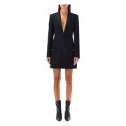 V-hals Mini Jurk Philosophy di Lorenzo Serafini , Black , Dames