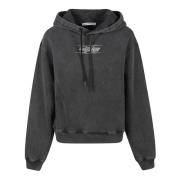 Blade Logo Sweatshirt Ontwerp T by Alexander Wang , Gray , Dames