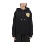 Logo Hoodie, Stijlvol en Comfortabel Barrow , Black , Dames