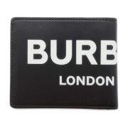 Pre-owned Leather wallets Burberry Vintage , Black , Heren