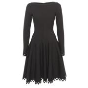 Pre-owned Fabric dresses Alaïa Pre-owned , Black , Dames