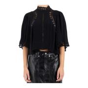 Elegante Zwarte Blouse Enoha Stijl Isabel Marant Étoile , Black , Dame...