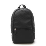 Pre-owned Canvas backpacks Gucci Vintage , Black , Dames