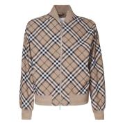 Vintage Check Bomberjack Burberry , Multicolor , Heren