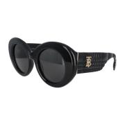 Tijdloze elegantie zonnebril Burberry , Black , Unisex