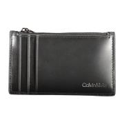 Heren Portemonnee Zwart Kaarthouder Ritsvak Calvin Klein , Black , Her...