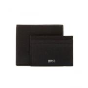 Signature Trifold Portemonnee Hugo Boss , Black , Heren