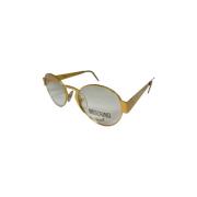 Vintage mod. M08 Goud Bril Moschino , Yellow , Unisex