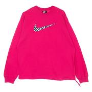 Sportswear Icon Clash Lange Mouw Top Nike , Pink , Dames