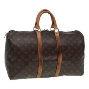 Pre-owned Canvas louis-vuitton-bags Louis Vuitton Vintage , Brown , Da...