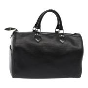 Pre-owned Leather louis-vuitton-bags Louis Vuitton Vintage , Black , D...