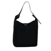 Pre-owned Canvas shoulder-bags Hermès Vintage , Black , Dames