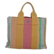 Pre-owned Canvas handbags Hermès Vintage , Multicolor , Dames