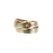 Pre-owned Silver rings Hermès Vintage , Gray , Dames