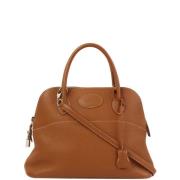 Pre-owned Canvas handbags Hermès Vintage , Brown , Dames