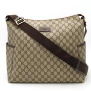 Pre-owned Canvas crossbody-bags Gucci Vintage , Beige , Dames