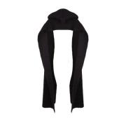 Lucht, zwarte mohair capuchon Cortana , Black , Dames