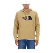 Logo Hoodie, Katoen, Stijlvol, Comfortabel The North Face , Beige , He...