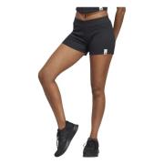 Lounge Rib Booty Shorts Adidas , Black , Dames