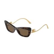 Bruine zonnebril met Carey-frame Dolce & Gabbana , Brown , Dames