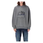 Klassieke Heren Sweatshirt Emporio Armani , Gray , Heren