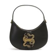 Zwarte schoudertas voor vrouwen Just Cavalli , Black , Dames