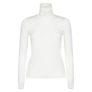 Witte Mock Neck Sweater Max Mara , White , Dames