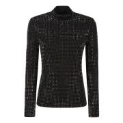 Gezellig Gebreide Trui Pinko , Black , Dames