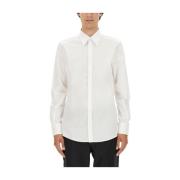 Katoenen Regular Fit Overhemd Dolce & Gabbana , White , Heren