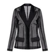 Transparante blazer Dolce & Gabbana , Black , Dames