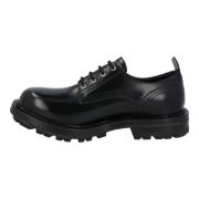 Leather flats Alexander McQueen , Black , Heren