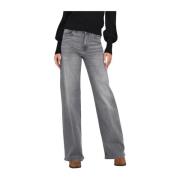 Lichtgrijze Denim Dames Jeans Only , Gray , Dames