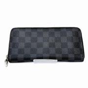 Pre-owned Leather wallets Louis Vuitton Vintage , Black , Dames