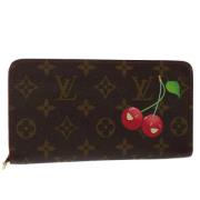 Pre-owned Canvas wallets Louis Vuitton Vintage , Brown , Dames