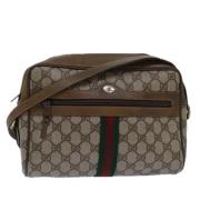 Pre-owned Leather gucci-bags Gucci Vintage , Beige , Dames