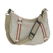 Pre-owned Canvas shoulder-bags Burberry Vintage , Gray , Dames