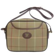 Pre-owned Canvas crossbody-bags Burberry Vintage , Beige , Dames