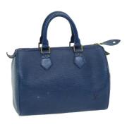 Pre-owned Leather louis-vuitton-bags Louis Vuitton Vintage , Blue , Da...